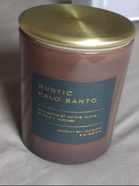 Rustic Palo Santo Candle